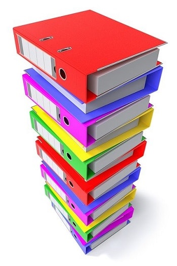 Small business bookkeeper using his tools
